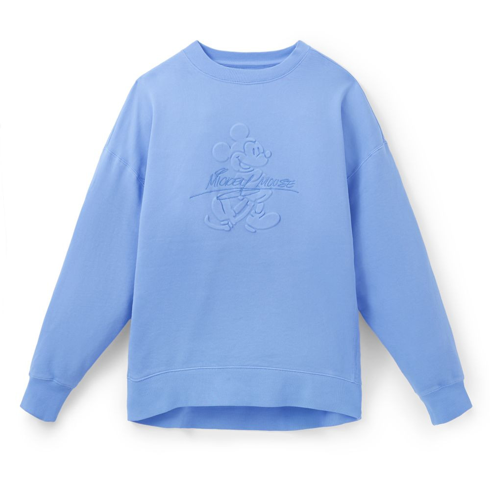 Mickey Mouse Pullover Sweatshirt for Women Blue Official shopDisney | Disney Store