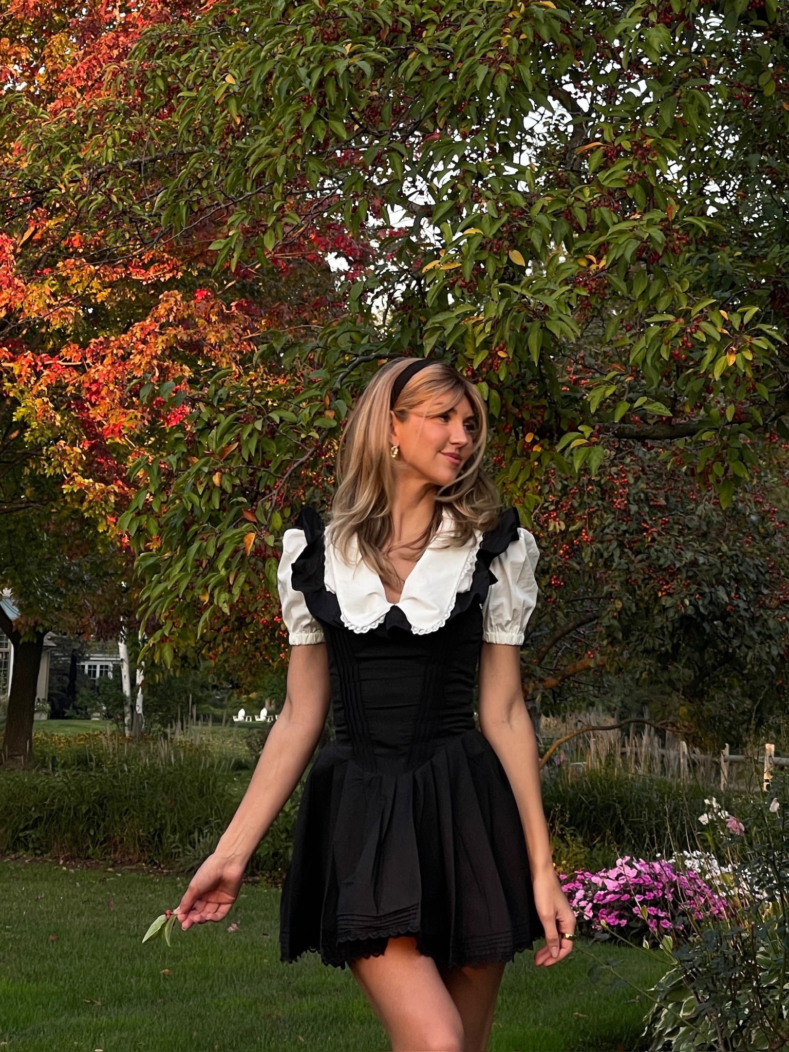 Fall fashion - girly outfit ideas - layering outfits - styling tips - chic outfit inspo - holiday outfit ideas - collared shirt - black mini dress - trendy fashion 

#LTKSeasonal #LTKfindsunder100 #LTKfindsunder50