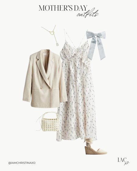 Mother’s Day outfit inspo
—

Mother’s Day spring looks, Mother’s Day outfits, Mother’s Day outfit ideas, brunch outfit, Mother’s Day brunch outfit, spring style, spring looks, spring dresses, dreamy spring dresses, dress outfits, spring fashion outfits, H&M finds, H&M women’s style, H&M looks, sleeveless dress, ruffle trimmed dress, tie back dress, flared skirt dress, flared strappy dress, white light blue dress, midi dress, modern classic dress, linen double breasted blazer, beige blazer style, hair clip with bow, espadrille wedge heel, tie shoes, braided crossbody bag

#LTKstyletip