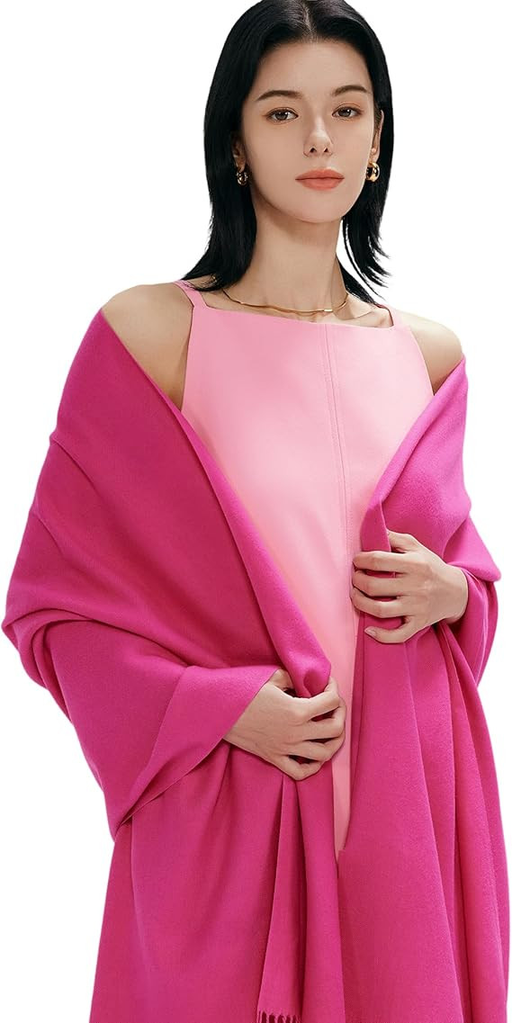 maamgic Women's Scarf Pashmina Shawls and Wraps for Evening Dresses Travel Office Winter Wedding ... | Amazon (US)