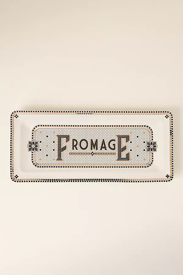 Bistro Tile Fromage Platter By Anthropologie in Black Size PLTTR/TRAY | Anthropologie (US)