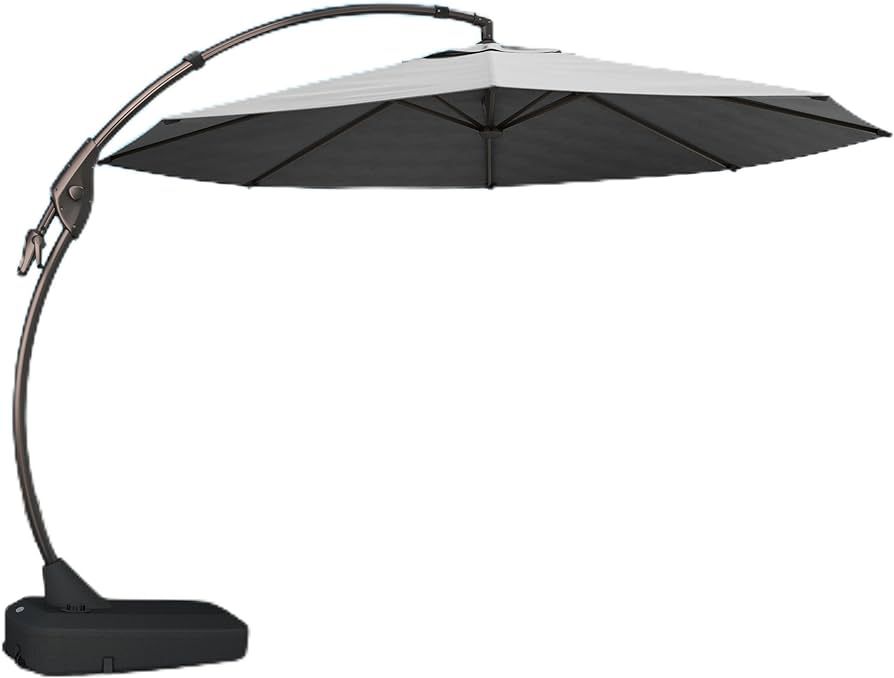 Grand patio 12' Sunbrella Cantilever Umbrella with Base Outdoor Round Aluminum Offset Umbrella Sh... | Amazon (US)