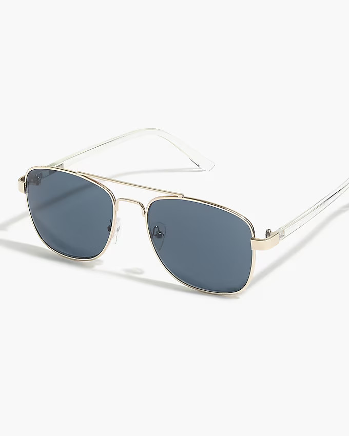 Square-frame aviator sunglasses | J.Crew Factory