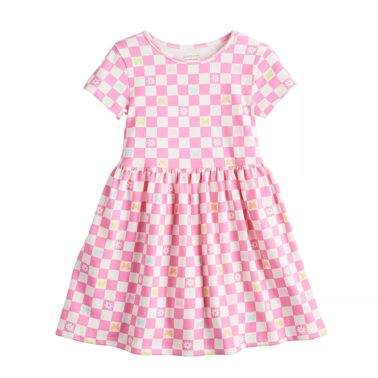 Baby & Toddler Girl Jumping Beans® Short Sleeve Skater Dress | Kohl's