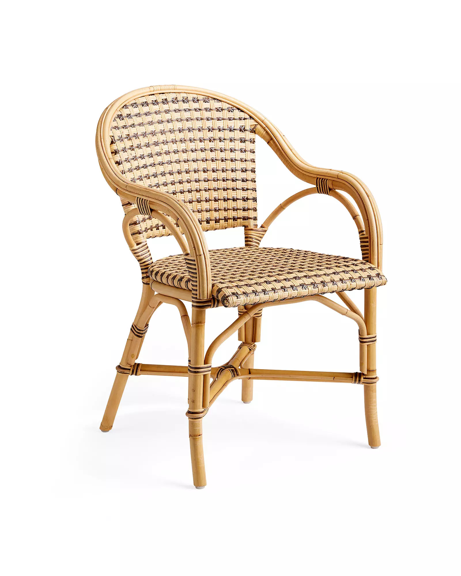 Riviera Étoile Rattan Dining Chair | Serena and Lily