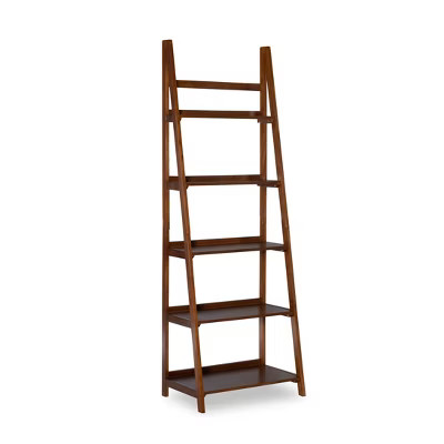 72" Charlotte Bookshelf Brown - Linon | Target