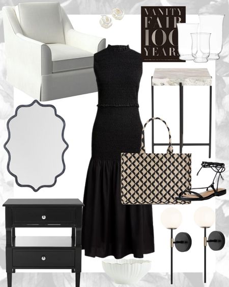 Black and white home and fashion! This dress is so pretty for date night 🖤

Lowe's, Amazon, h&m, Ballard, j crew, summer fashion, fashion finds, black dress, sandals, purse, tote, end table, nightstand, mirror, swivel chair, upholstered chair, coffee table book, earrings, vase, decorative bowl, hole decor, living room, bedroom, style tip, modern home decor, interior design, fashion

#LTKstyletip #LTKunder100 #LTKhome