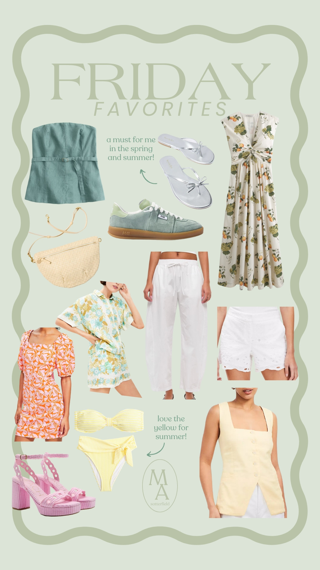 Friday spring and summer favorites!  

 #LTKSeasonal #LTKStyleTip