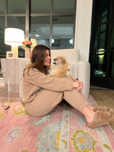 Cozy nights with my favorite girl🐻☁️💘

Best Cashmere set. Purchased this on Black Friday last year and it’s beyond worth the investment. Same goes for these fluffy slippers. I wear them everyday without fail. Love the strap on the back too 

#LTKstyletip #LTKSeasonal #LTKhome