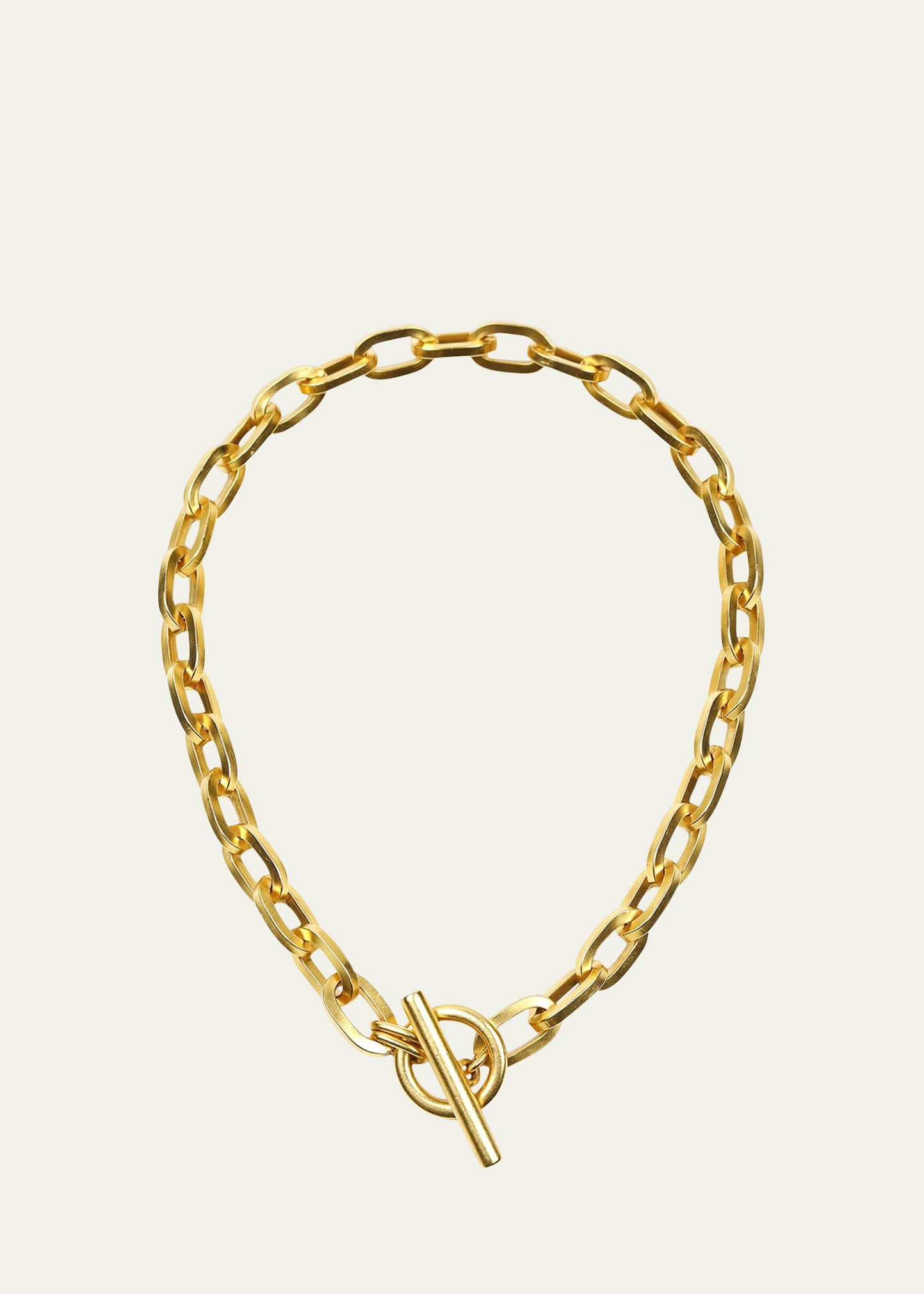 Ben-Amun 24k Gold Electroplate Oval Link Chain Necklace | Bergdorf Goodman