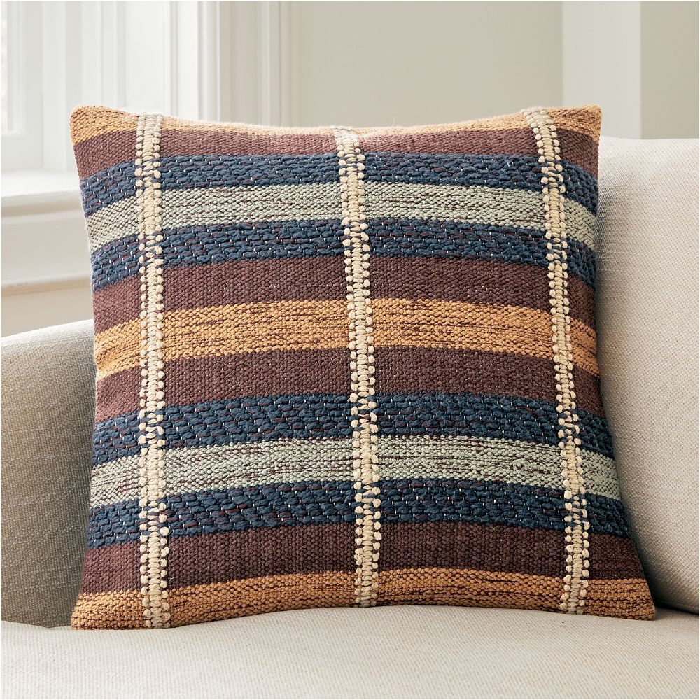 Chunky Grid Texture Pillow Cover | West Elm (US)