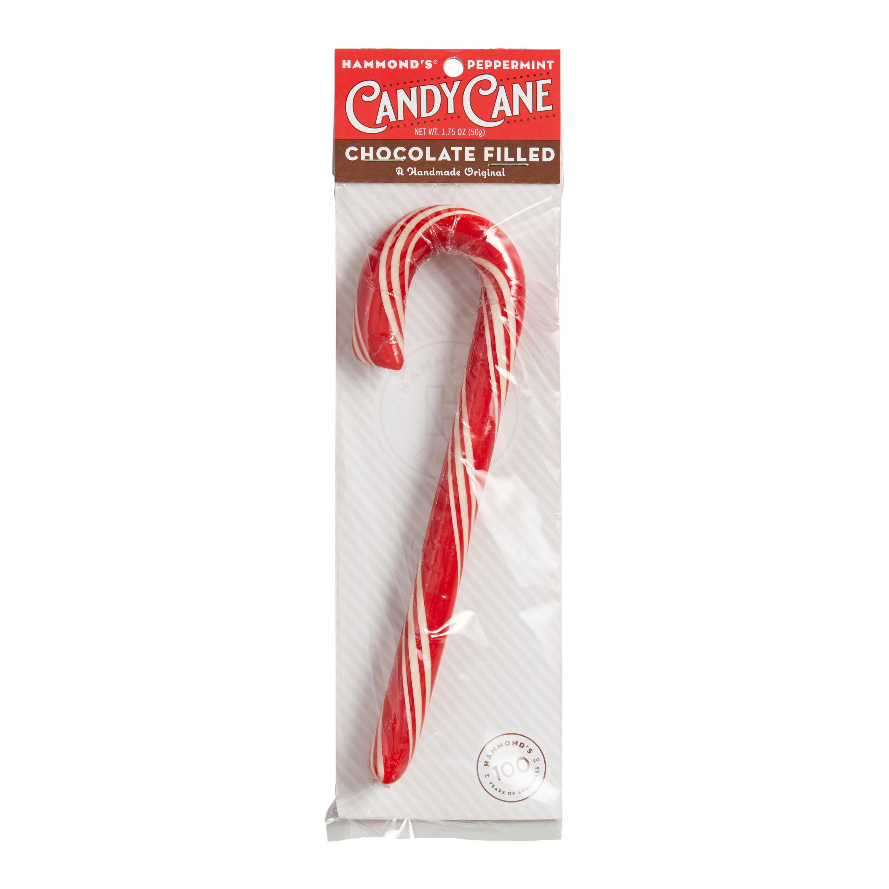 Hammond's Chocolate Filled Candy Cane | World Market