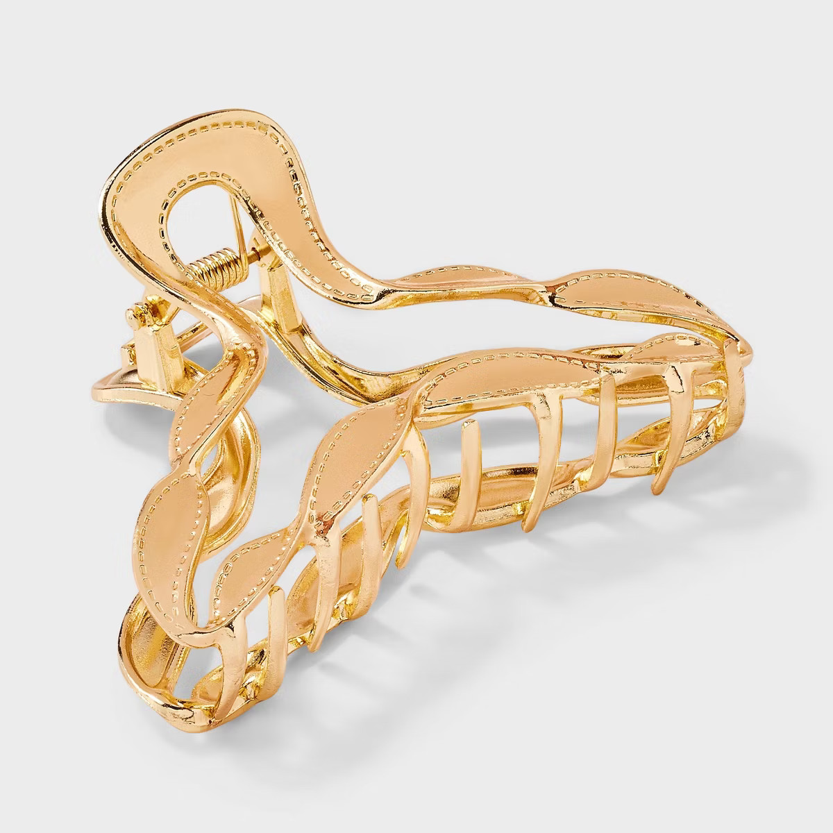 Gold Metal Twist Claw Hair Clip - Universal Thread™ | Target