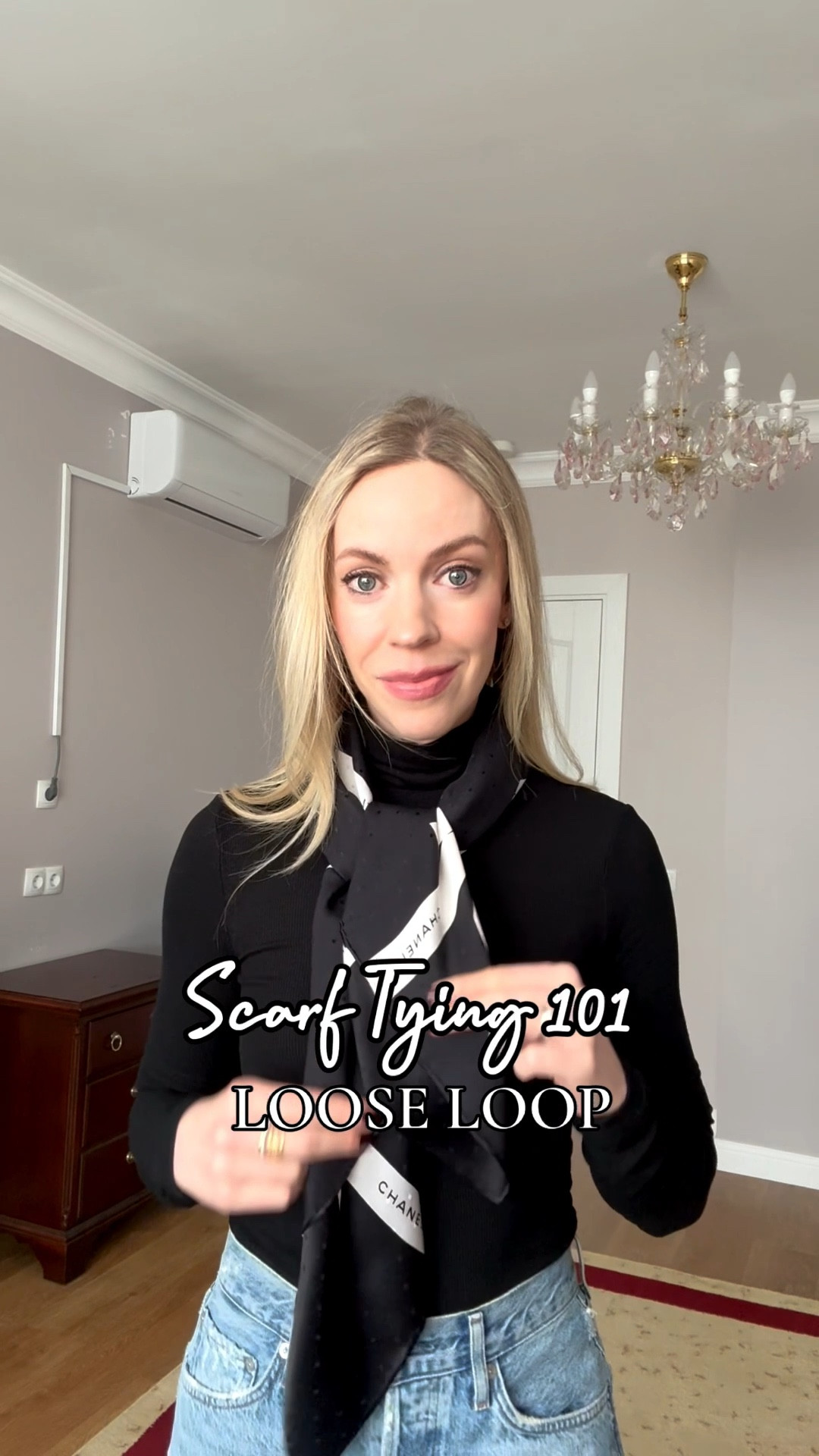 Silk scarf tutorial, scarf tutorial, scarf tying tips

#LTKSeasonal #LTKspringtrends #LTKOver40