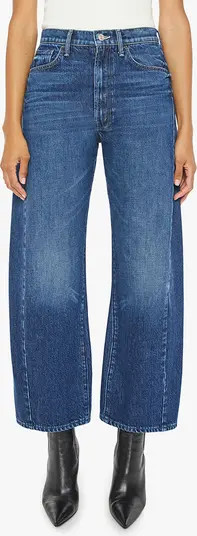 MOTHER The Half Pipe Flood High Waist Ankle Wide Leg Jeans | Nordstrom | Nordstrom