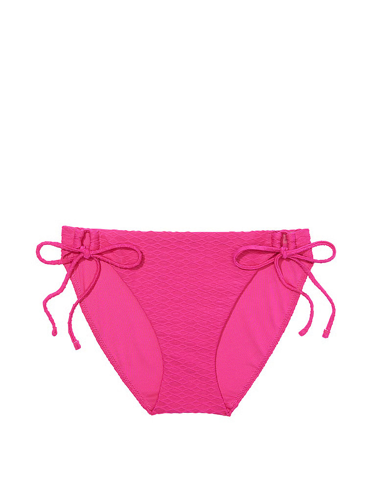 Buy Mix & Match Side-Tie Bikini Bottom, Forever Pink - Order Bikini Bottom online - Victoria's Se... | Victoria's Secret (US / CA )