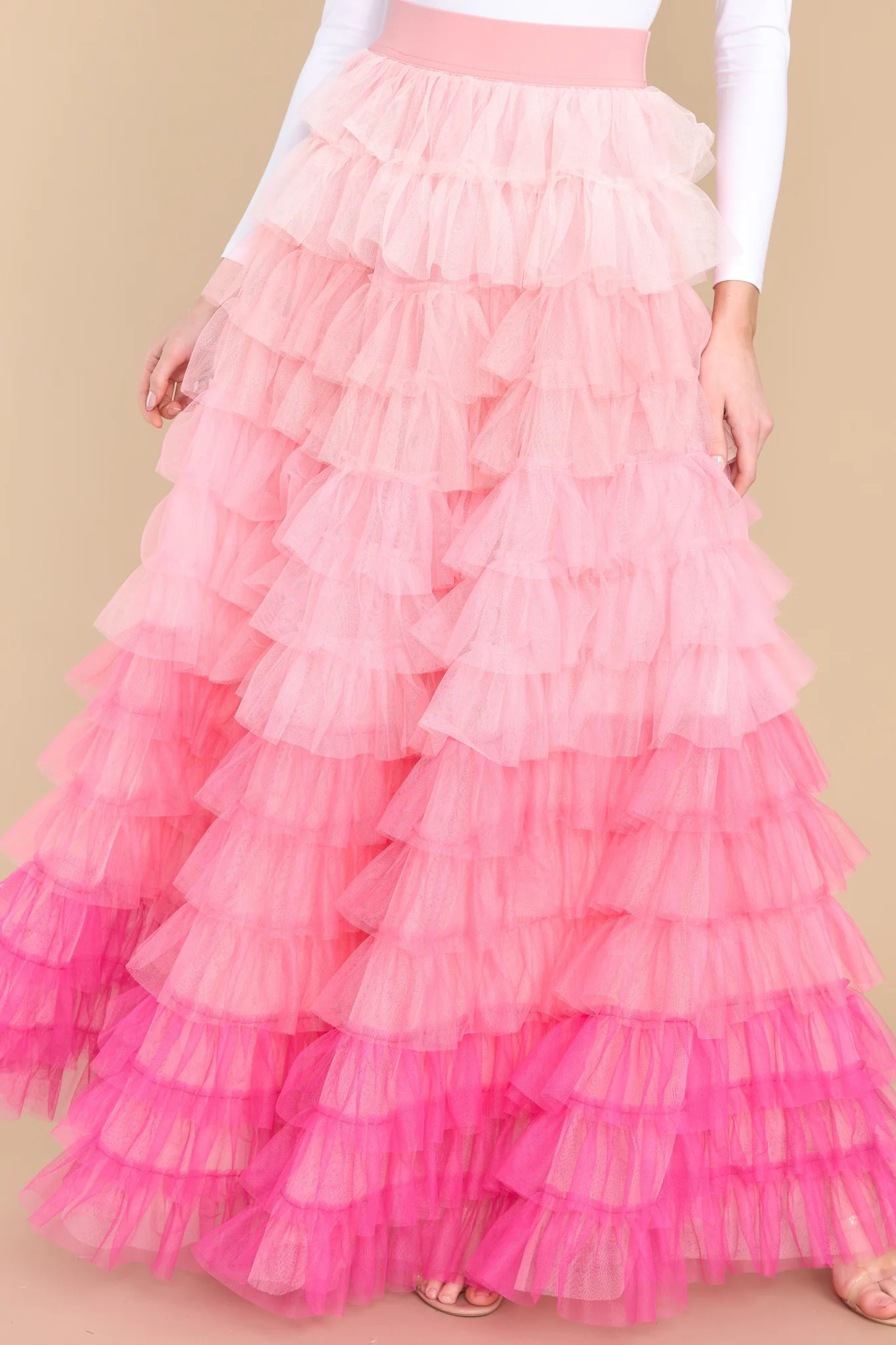 Your Heart Is Mine Pink Multi Skirt | Red Dress 