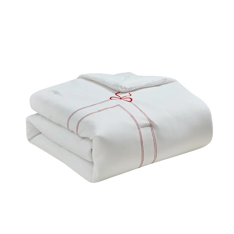My Texas House Juliet 2-Piece Bright White Adult Comforter Set, Twin/Twin XL | Walmart (US)