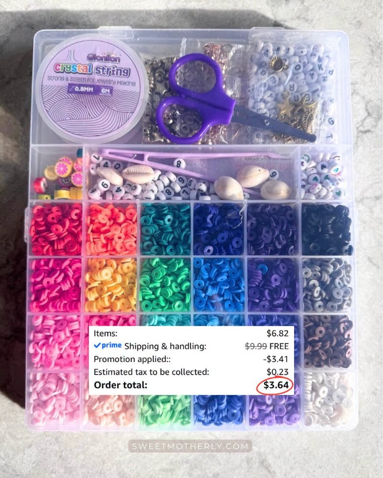 $3 bracelet making kit

kids craft kits
arts and crafts for kids
DIY craft sets
creative activity kits
kids art supplies
screen free activities
rainy day activities for kids
educational craft kits
kids painting kits
craft projects for kids

#LTKSeasonal #LTKSaleAlert