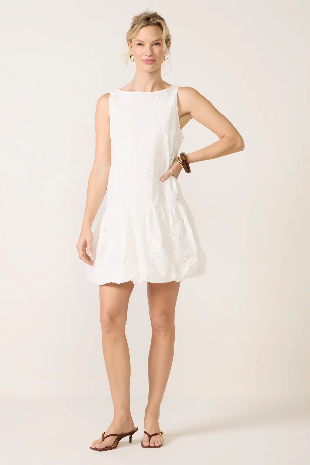 Garden Eyelet Bubble Dress | Evereve
