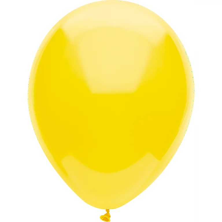 Way To Celebrate 12" All Occasion Sunray Yellow Balloons, 15 Count | Walmart (US)