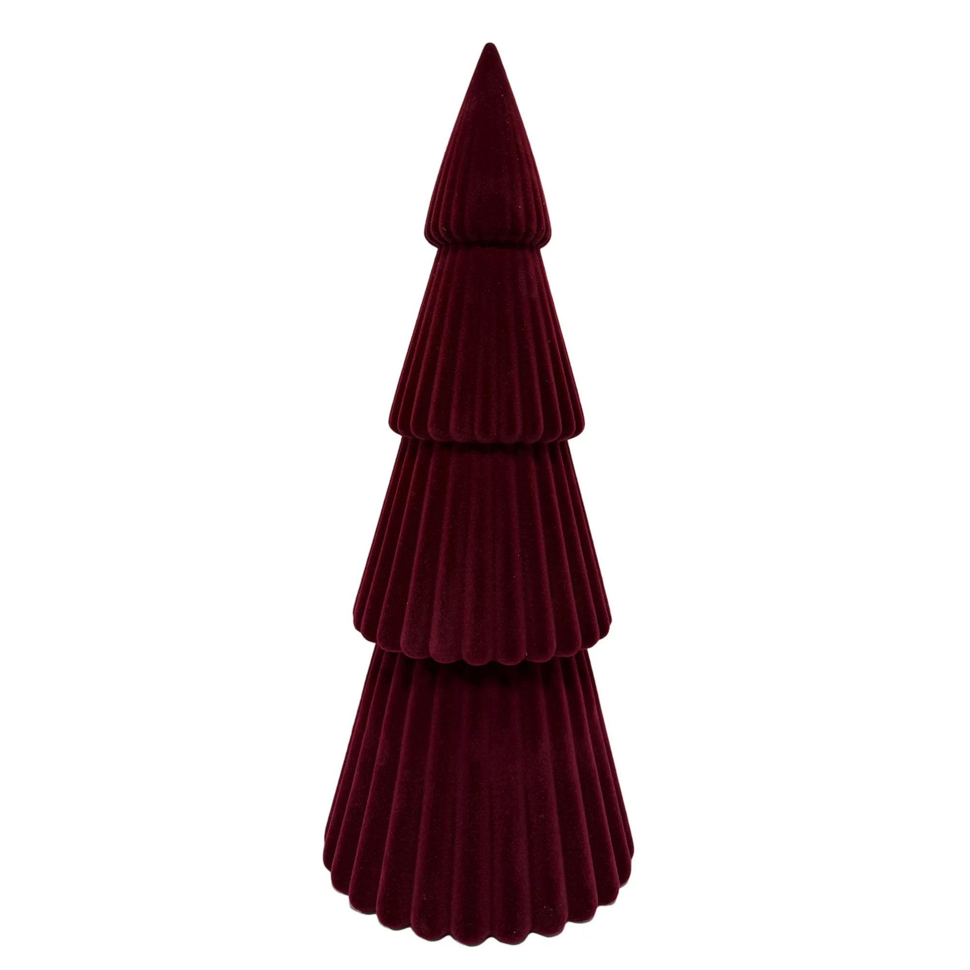 St. Nicholas Square® Flocked Burgundy Tree Table Decor | Kohl's