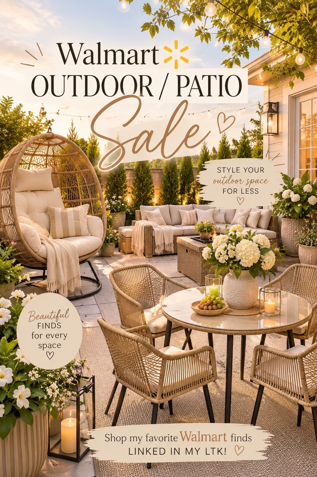 Walmart outdoor patio sale

#LTKSeasonal #LTKSaleAlert #LTKHome