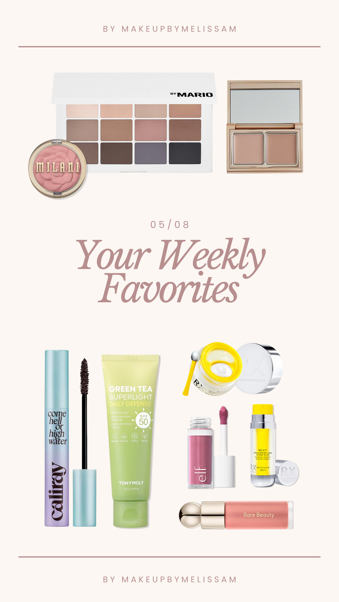 Your weekly favorites 

 #LTKSeasonal #LTKU #LTKBeauty