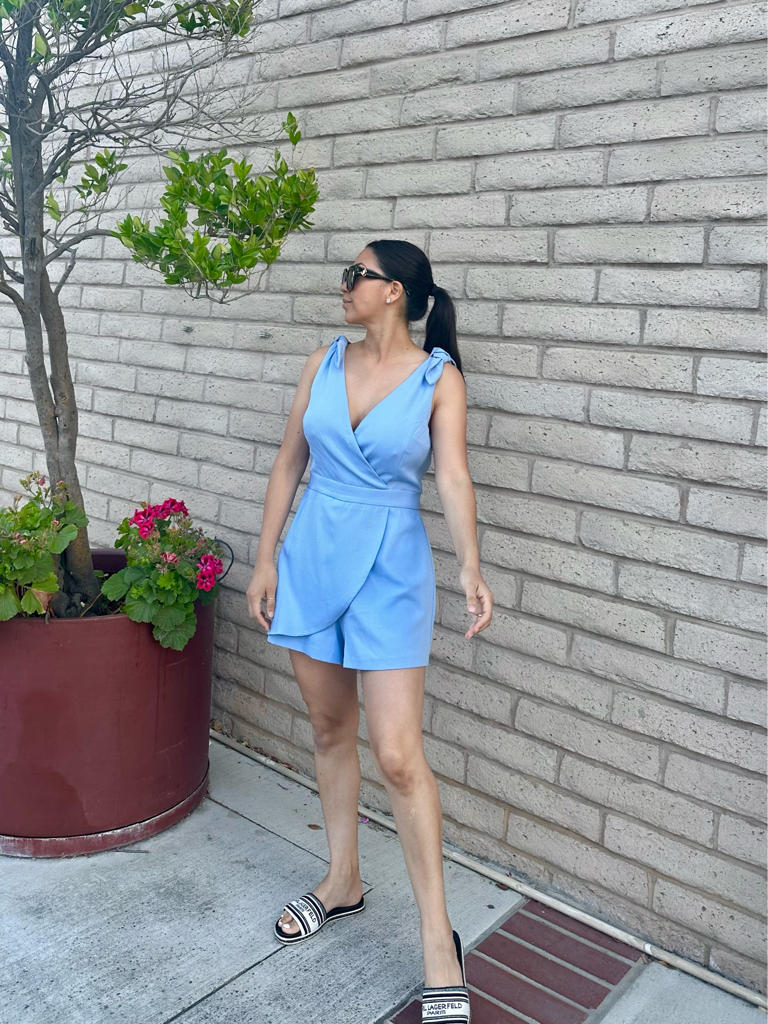 BCBGeneration short romper, Jimmy Choo sunglasses, Karl Lagerfeld sandals. Summer outfit 💕

#LTKFind #LTKsalealert #LTKunder50