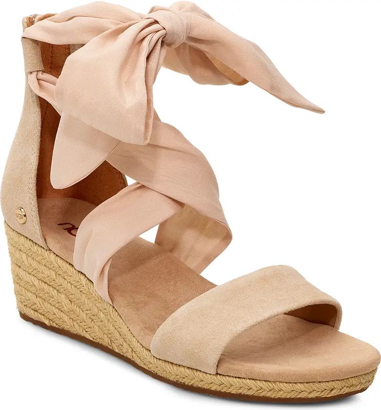 Trina Ankle Tie Wedge Sandal | Nordstrom