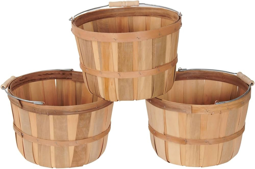 SSWBasics One Peck Basket - Set of 3 | Amazon (US)