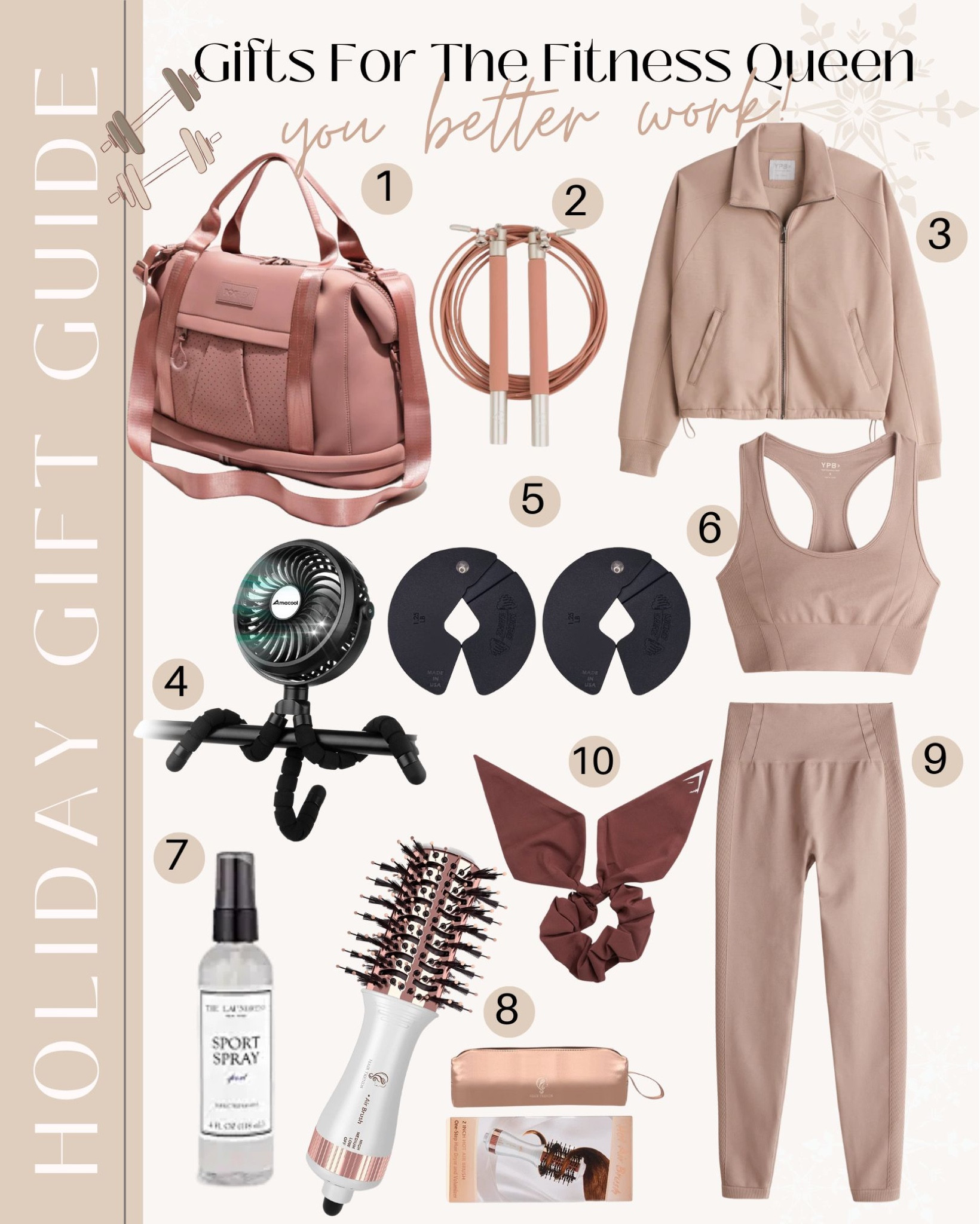 Fitness gifts, workout gear, gift guide, gift guides, activewear, gym

#LTKunder50 #LTKfit #LTKHoliday