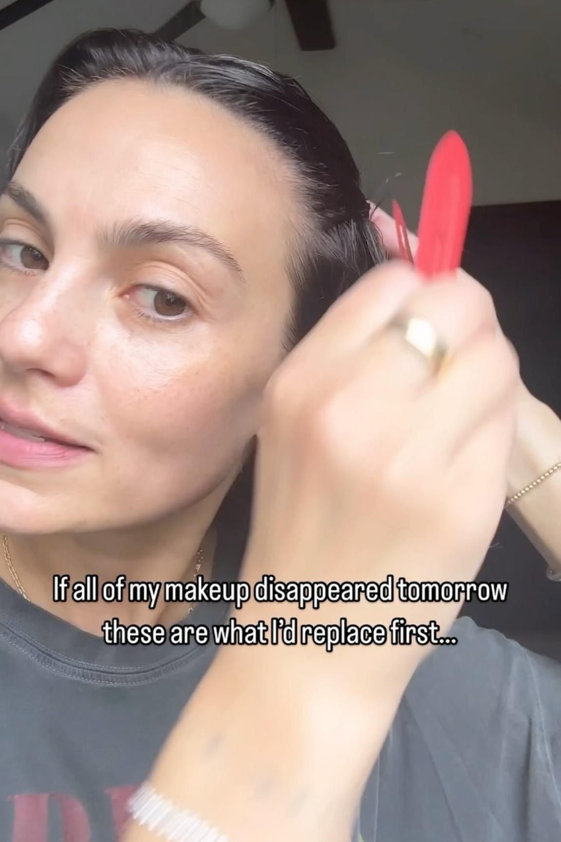 If I woke up tomorrow and realized someone had burgled all my makeup (😂) these are the items I’d replace first…

@kosas DreamBeam in Sunlit
@saiebeauty Slip Tint in 3.5
@yslbeauty Touche éclat in shade 1
@merit Bronze balm in Leo, brush & Brow 1980 in Dark Brown
@shiseido eyelash curler
@relbeauty Blush in Leo & tinted lip balm in For Sure 🤍