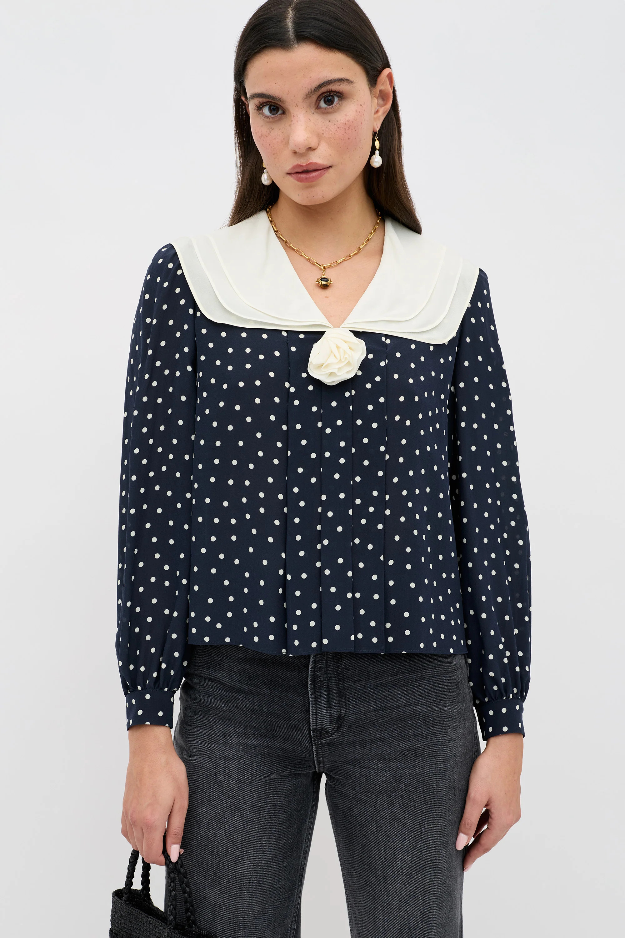 Emelin -  Layla Dot Navy | Rixo
