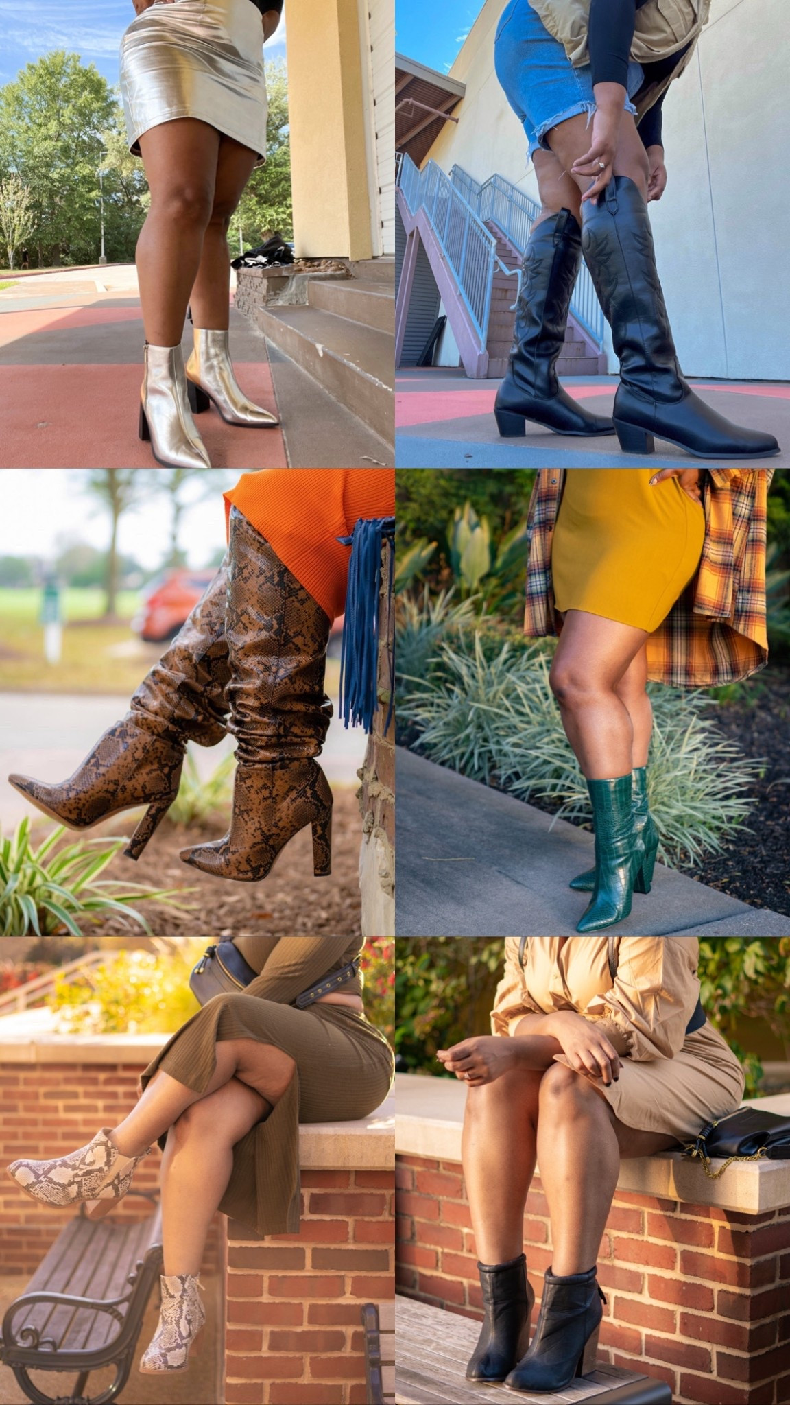 Top Left to Right:
Faryl Robin
Onlymaker Shoes
Not Your Average Size Shoes
Onlymaker Shoes
Torrid
Torrid 