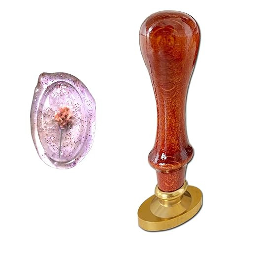 YOLAKIS Wax Seal Stamp Oval Blank Seal Stamp Retro Wax Stamp Maker for Wedding Invitations Themed... | Amazon (US)