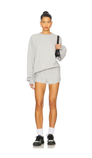 Palmira Short Set in Heather Grey | Revolve Clothing (Global)