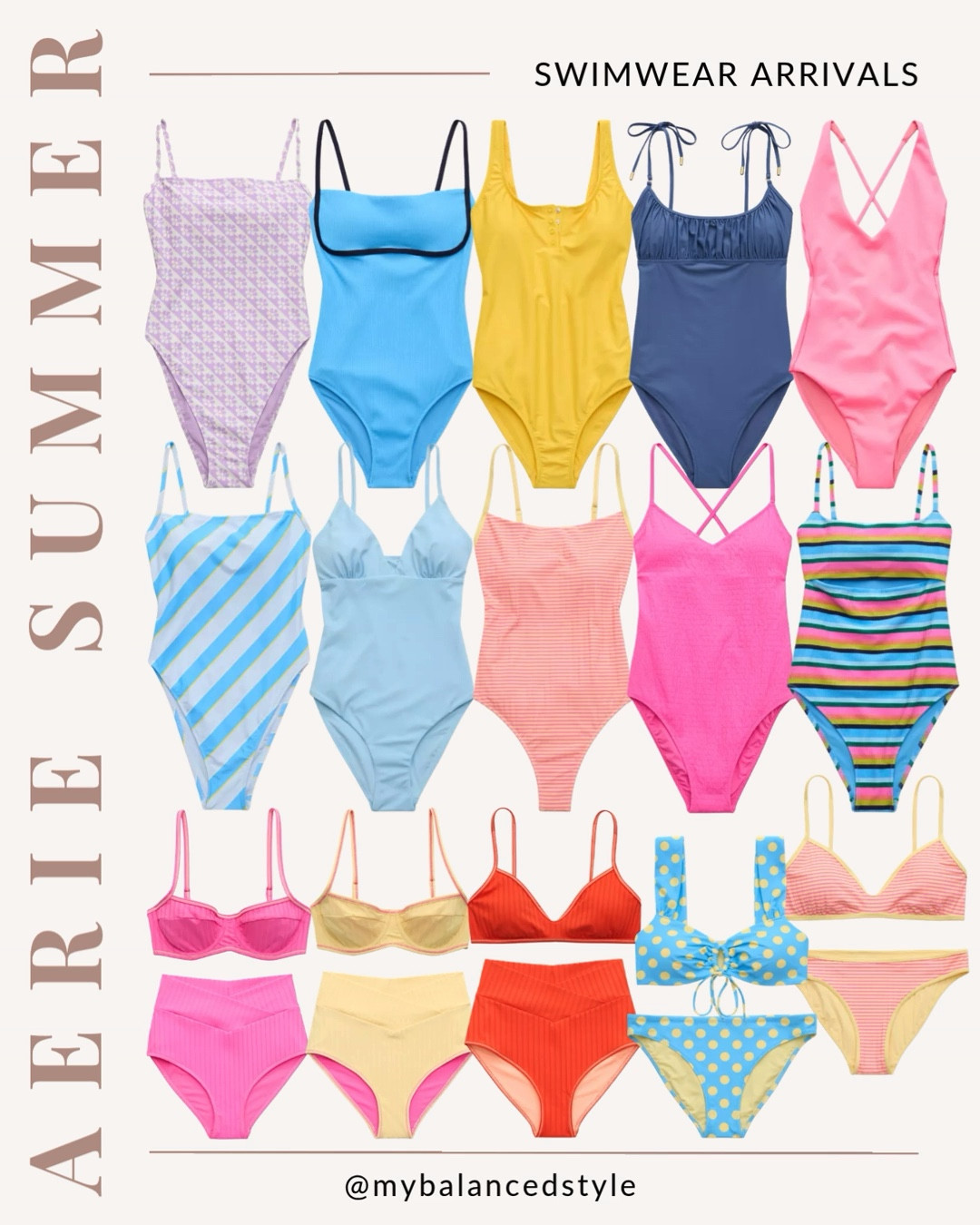 Aerie new swimwear arrivals

summer swimwear trends
high waisted bikini sets
flattering one piece swimsuits
cutout and strappy swimsuits
colorful tropical print bikinis
minimal neutral swim styles
cheeky bikini bottoms
ribbed and textured swimwear
beach ready swim looks

#LTKSwim #LTKSeasonal #LTKootd