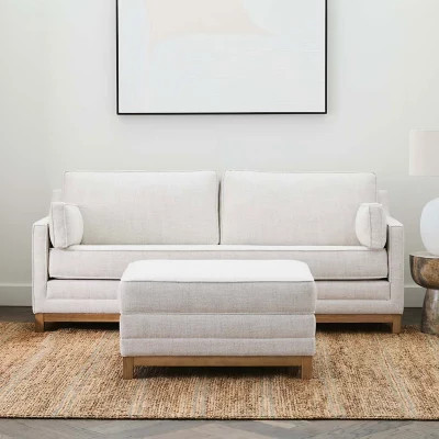 Details by Becki Owens Freesia Upholstered Sofa and Storage Ottoman | Sam's Club