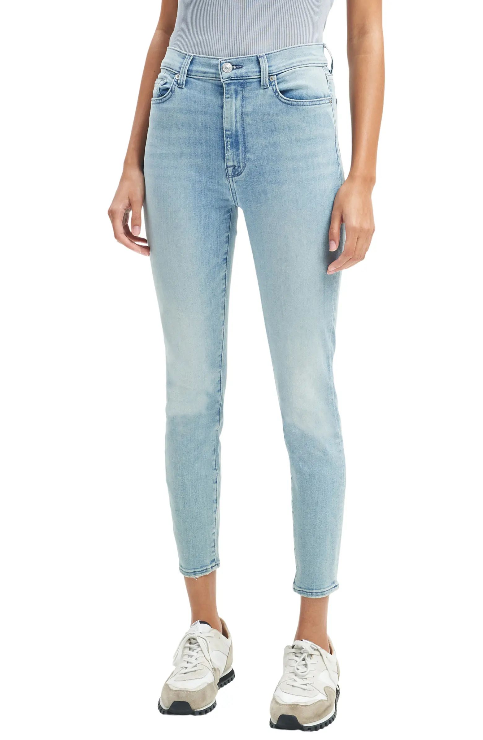 7 For All Mankind High Waist Ankle Skinny Jeans | Nordstrom | Nordstrom