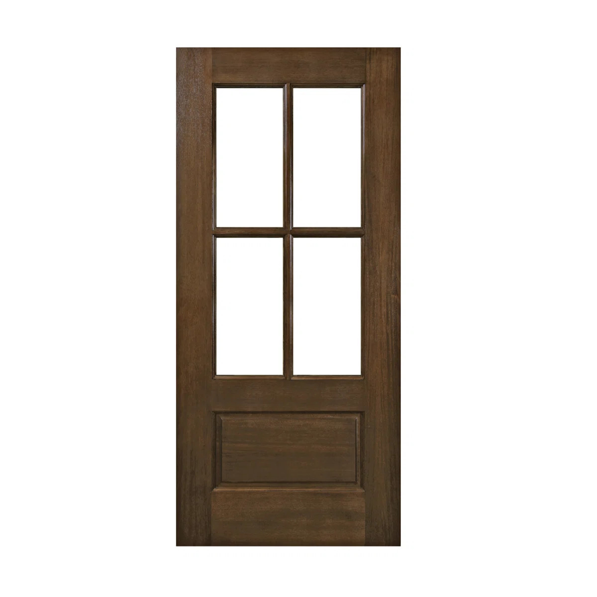 32x80 4 Lite TDL Mahogany Front Door | Wayfair North America