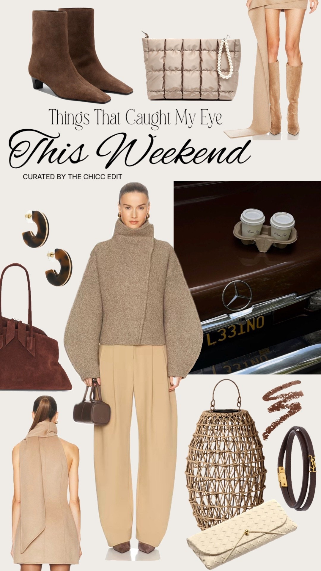 Things that caught my eye this weekend. 🤎

#bag #boots #earrings #jacket #dress bracelet clutch sweater skirt shorts trousers ring tank camisole coat 

#LTKootd #LTKWorkwear #LTKOver40