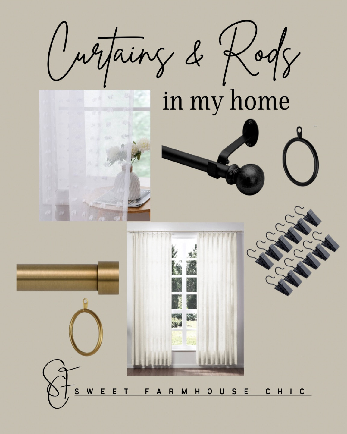 Curtains and Rods

I have these curtains and rods in my home and love them!!

TWOPAGES curtains, curtain rods, curtain clips, curtain hooks

#LTKfindsunder50 #LTKhome #LTKstyletip