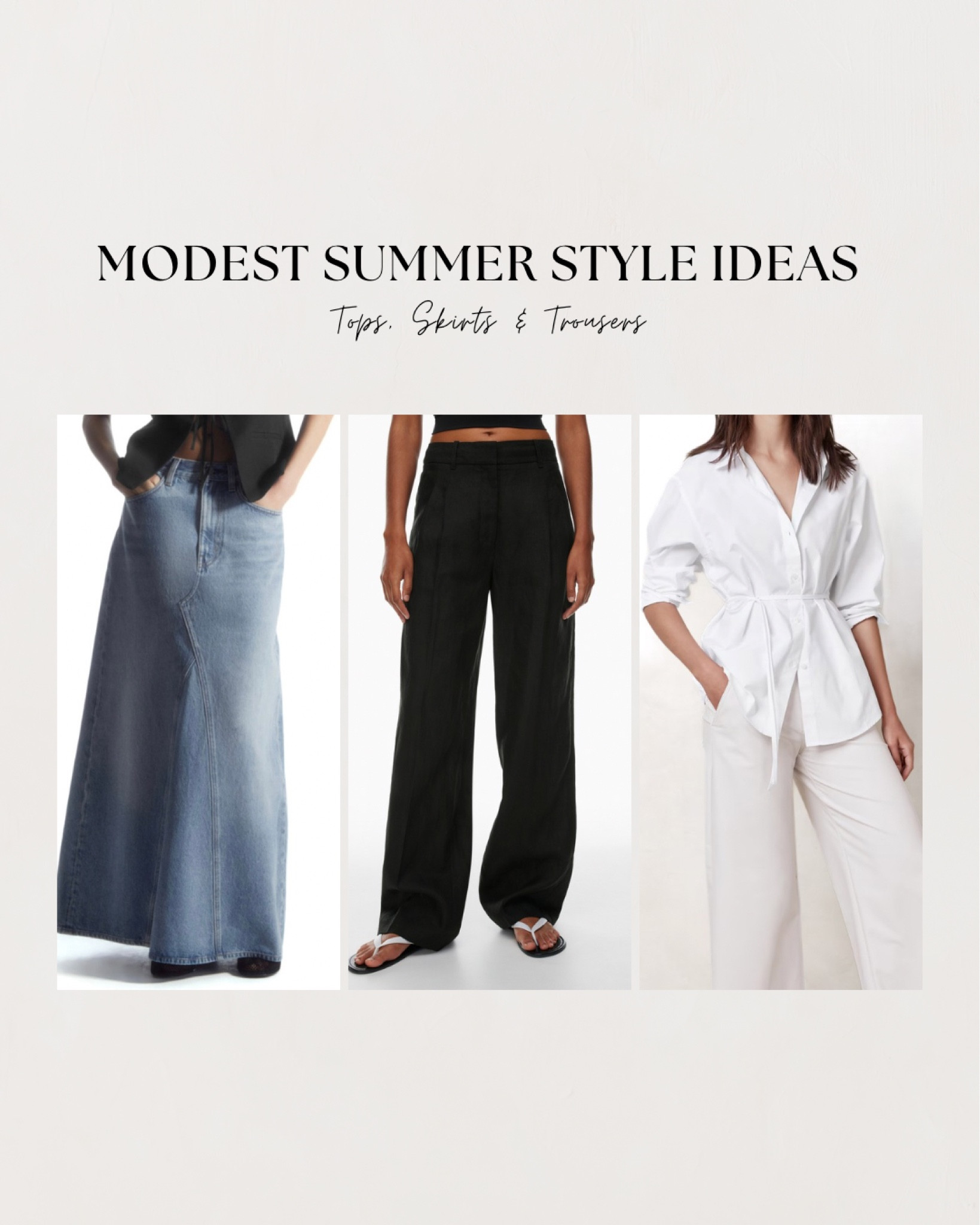 Find effortless elegance with my versatile summer collection looks. Mix and match tops, skirts, and trousers for endless style 

#LTKTravel #LTKStyleTip #LTKSeasonal