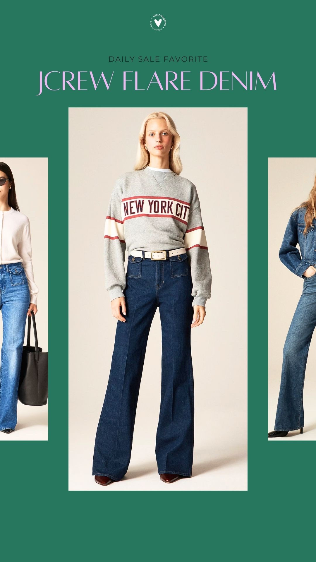 daily sale fav | Jcrew flare denim 

#LTKSaleAlert