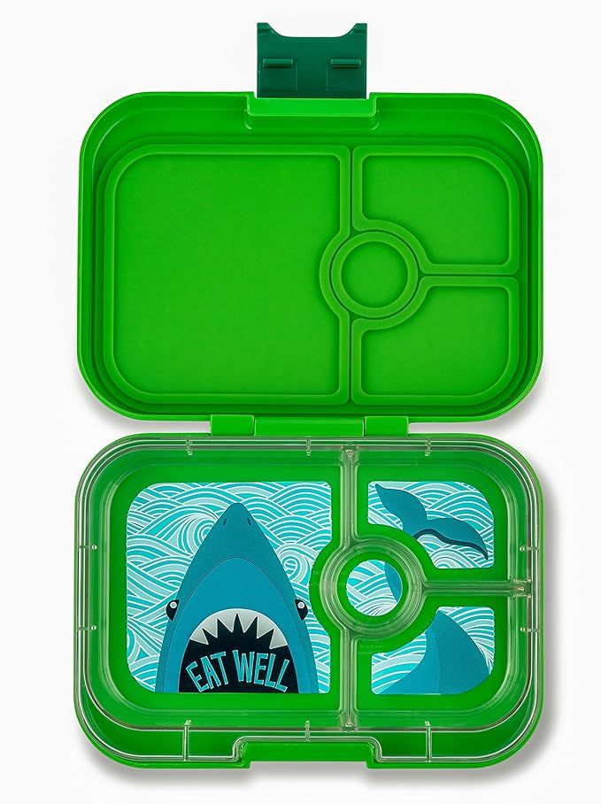 Yumbox Panino Leakproof Bento Lunch Box Bamboo Green with Shark Tray | Amazon (US)