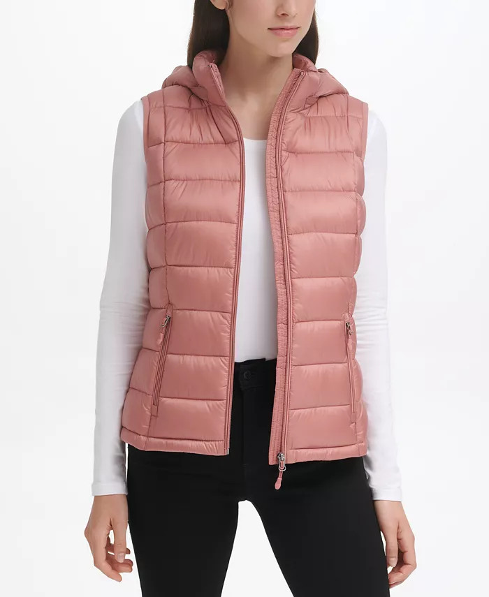 Charter Club Women's Packable Hooded Down Puffer Vest, Created for Macy's & Reviews - Coats & Jac... | Macys (US)