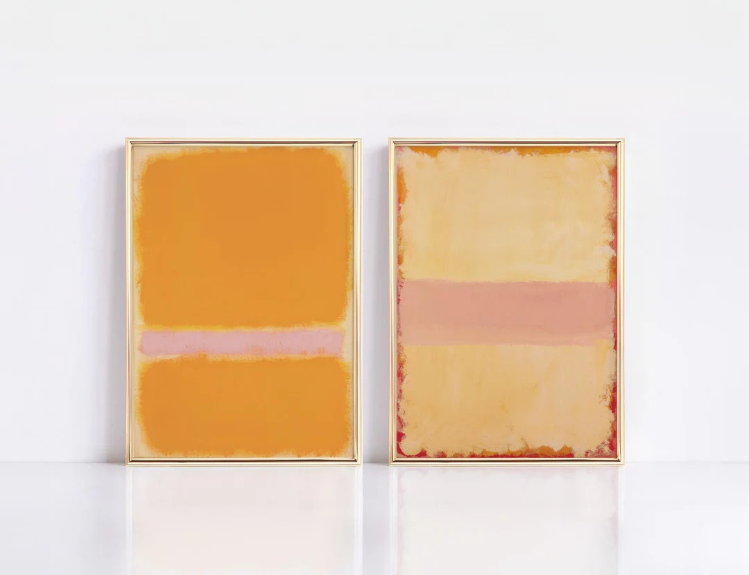 Set of 2 Mark Rothko Exhibition Poster, Mark Rothko Exhibition Print, Mark Rothko Art Print, Cont... | Etsy (US)