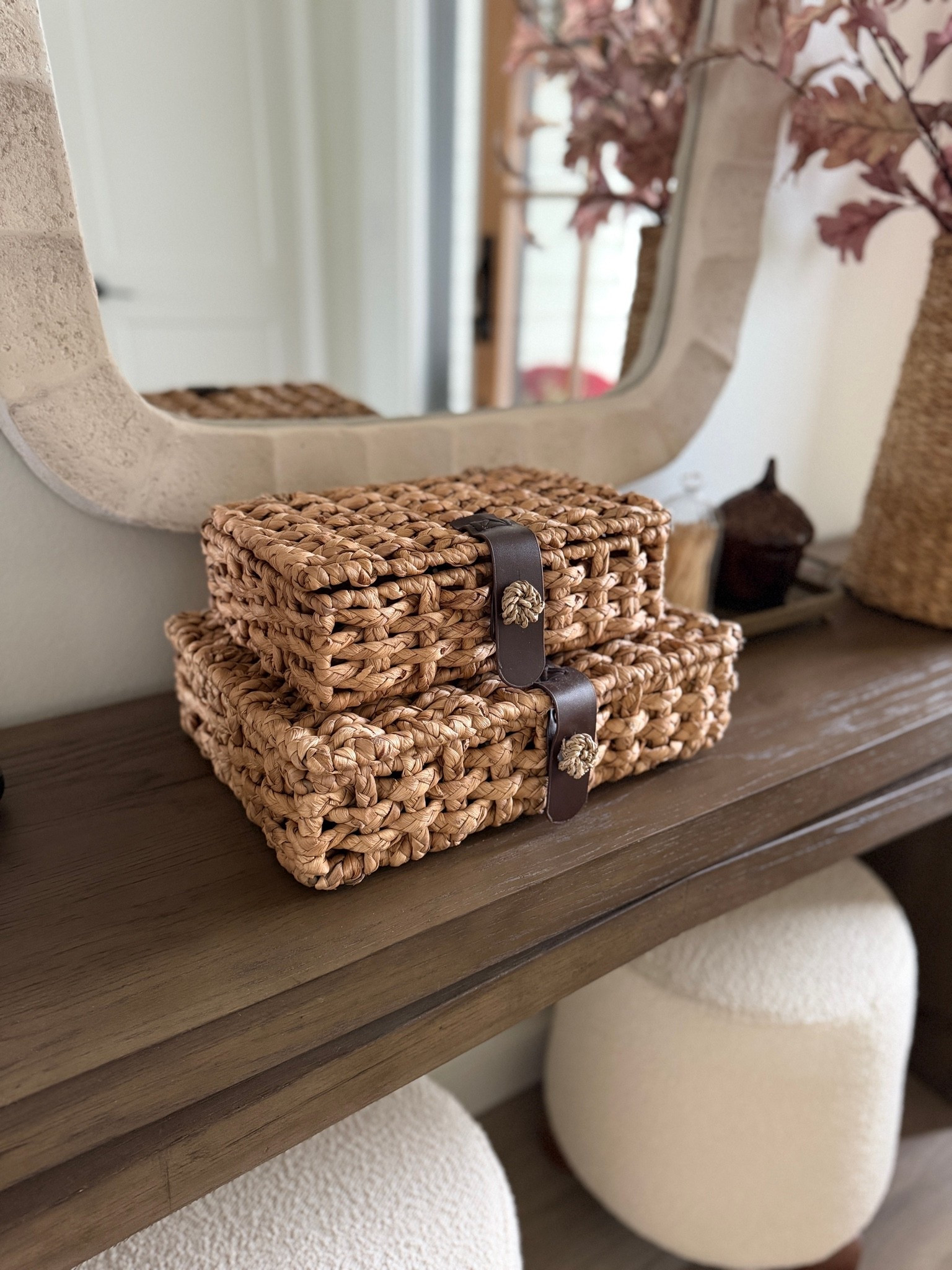 My woven Amazon boxes are on sale AND a coupon to clip to save even more! Looks just like McGee but 1/4 the price. Designer look for less.

#LTKHome #LTKSaleAlert