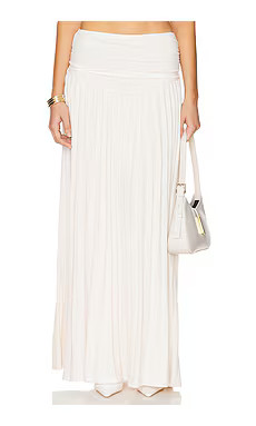 LIONESS Field Of Dreams Maxi Skirt in Ivory from Revolve.com | Revolve Clothing (Global)